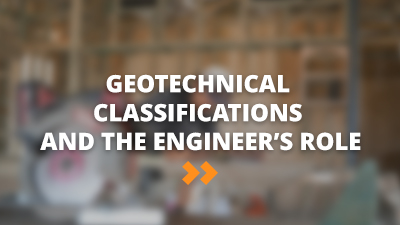 Geotechnical classifications and the engineer’s role - INH Melbourne West