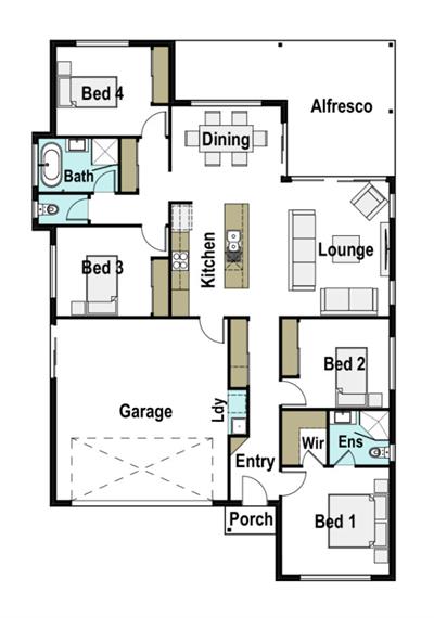 Presence Urban floor plan - Lot 521, Rutlegde Way "Alluvium Estate", Winter Valley , 3351