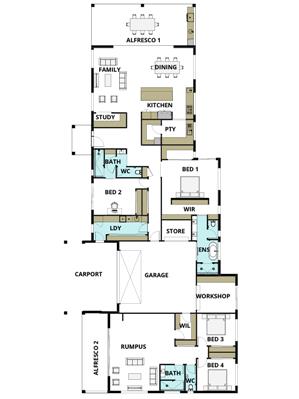 House Design Floor Plan Springs 495