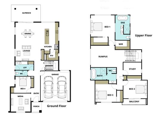 House Design Floor Plan Vantage 305