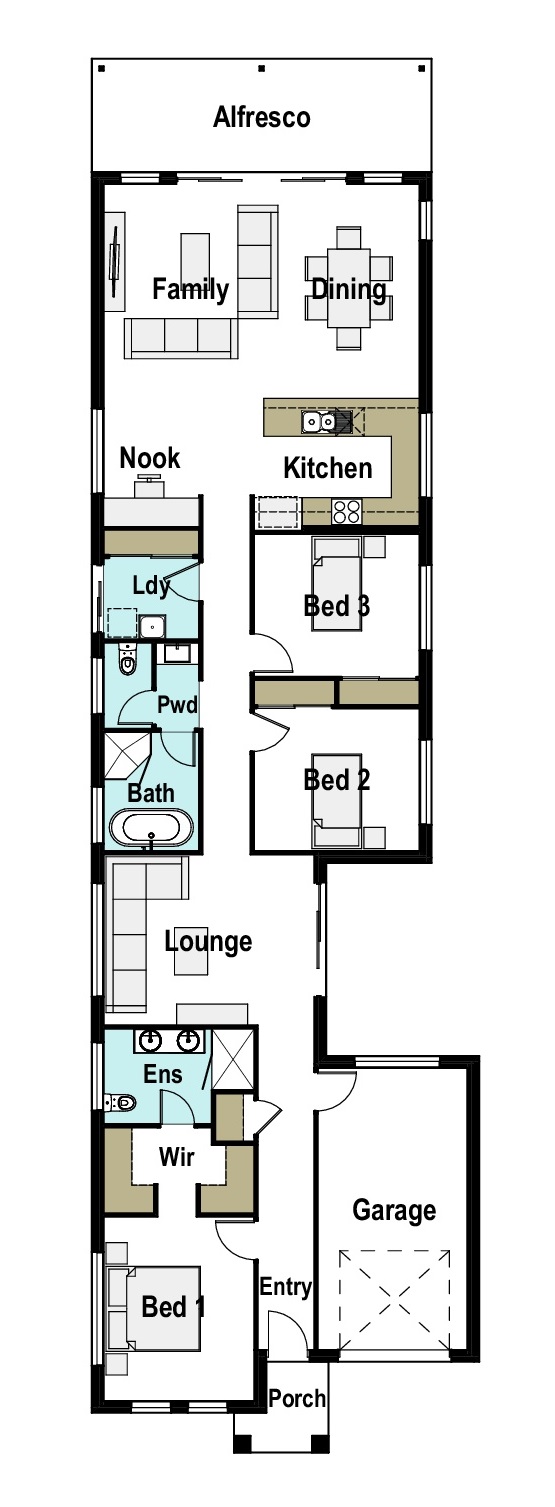 Fulham 200 Design Detail and Floor Plan | Integrity New Homes ...