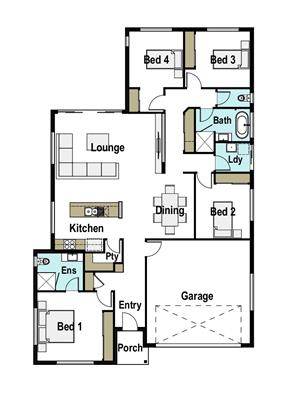 Horizon 280 Design Detail and Floor Plan | Integrity New Homes ...